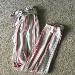 Soft striped pants